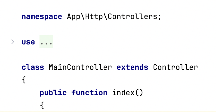 laravel_idea's tweet image. Some people still manage their &quot;use&quot; section manually... PhpStorm users usually see only this and rarely touch it.
