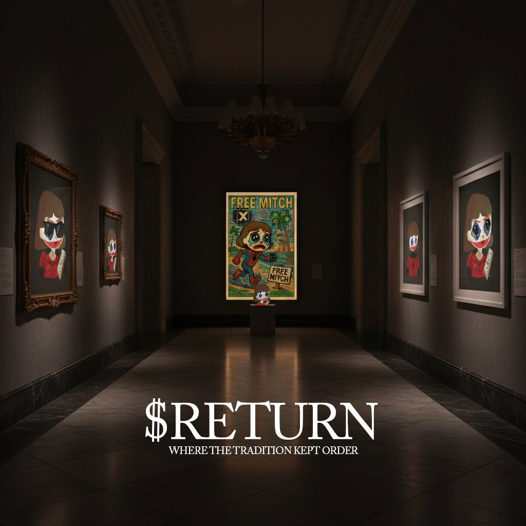 Hype fades.
KOLs get paid.
But culture lasts.

That’s why we must $RETURN.
 Ca: 6dfMyWCJLdv5SsmLxAwhqSHx27FYCM6u3gACciXhCNDL