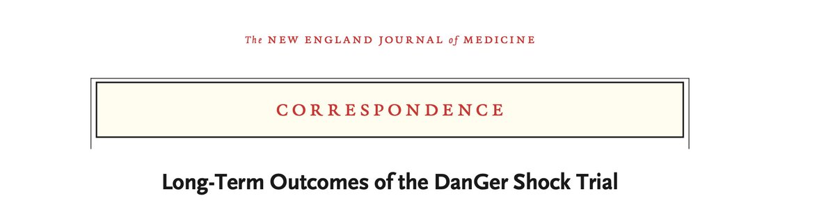 Long-Term Outcomes of the DanGer Shock Trial: <a href="/NEJM/">NEJM</a> 

🥸 DanGer ~ #ESCCongress2025