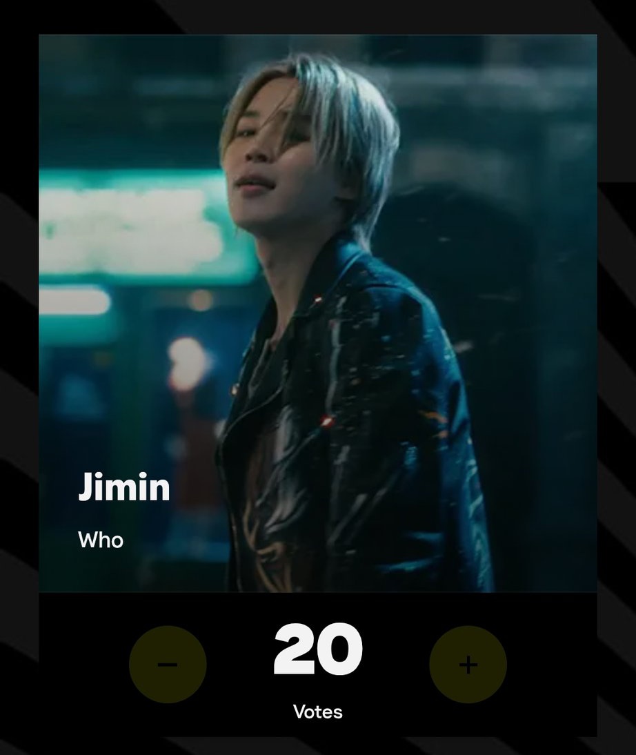 sugadboy's tweet image. — 🔔 POWER HOUR

Durante esta hora, los votos de los VMAs valen el DOBLE. Pasen a dejar sus votos por 'Who' de #JIMIN en la categoría 'Best K-Pop' con todas sus cuentas 

(mtv.com/event/vma/vote…)

VOTE FOR JIMIN ON VMAS 2025 
#VoteForWHO_onVMAS