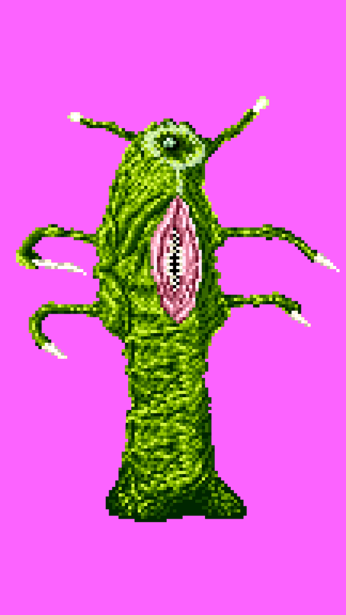 Gesura505art's tweet photo. Alien Vulvian - Battle beyond the sun (1959)
#RogerCorman #Bcinema #kaiju #fanart #pixelart https://t.co/8xveqeWfo6