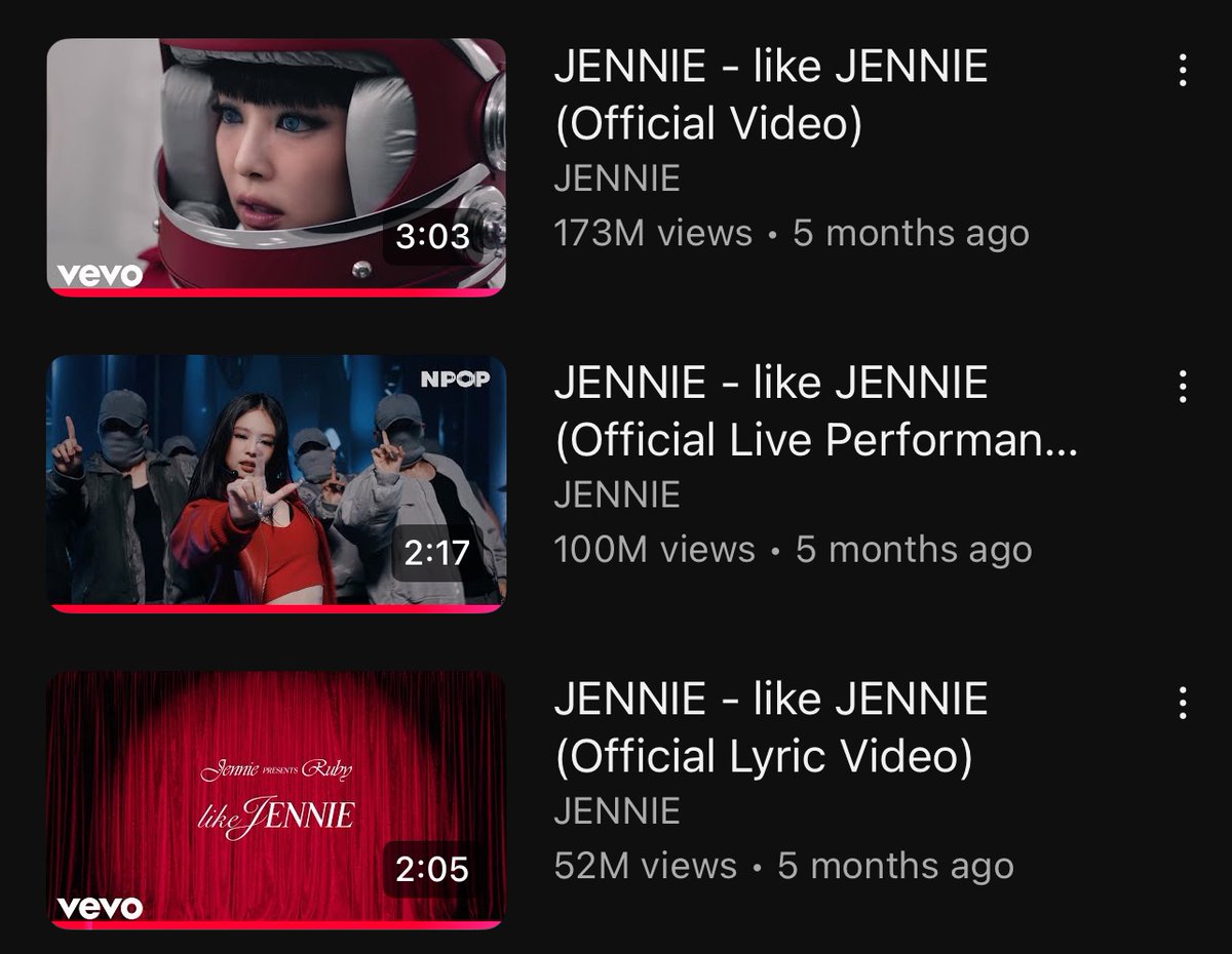Like Jennie views ?? in 2025 🔥♥️ 5 months ? This is wild 🙌

SOTY indeed