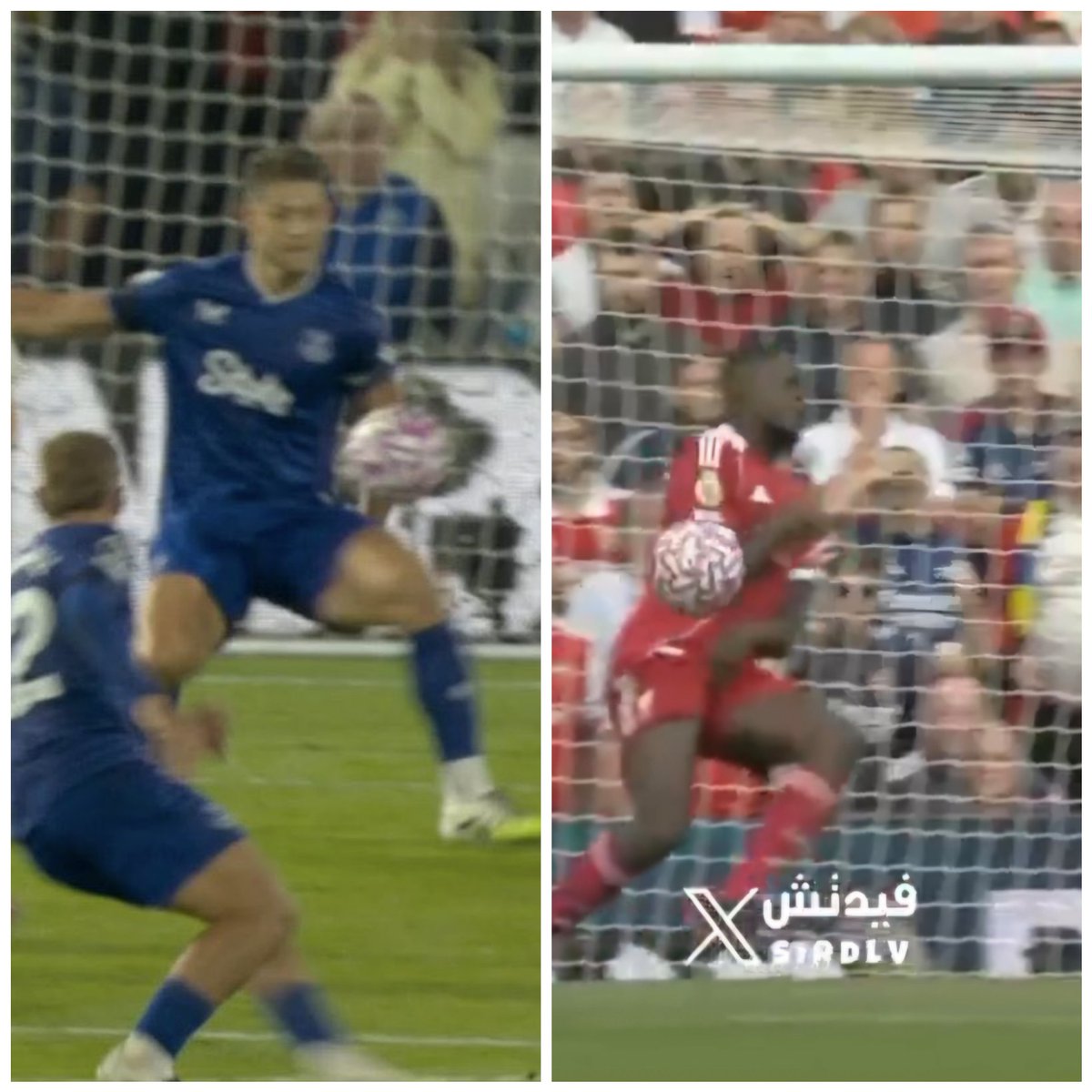 evertonchris72's tweet image. Tarkowski / Konate the corruption is real.