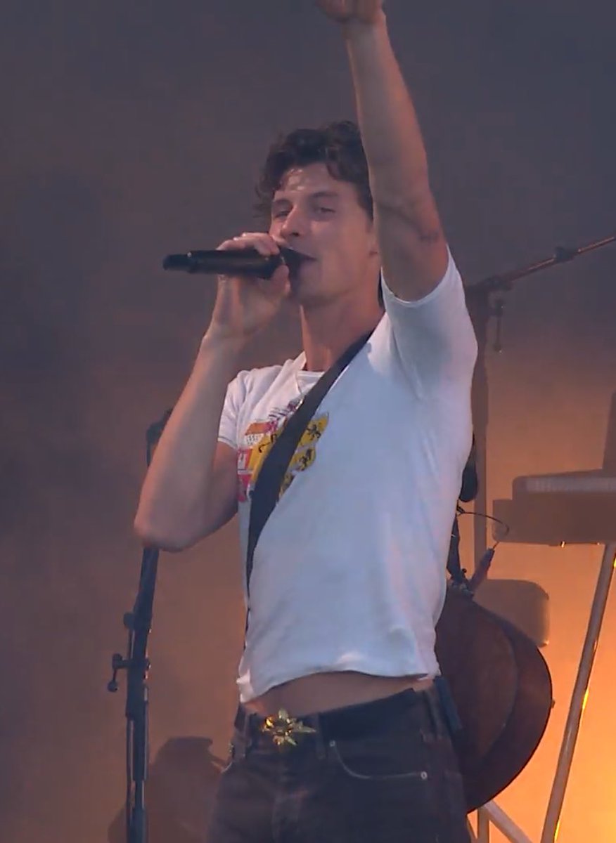 "ai shawn mendes nao inova no palco" minha filha eu quero é ver esse homem sendo basico de camisetinha isso é o que me faz feliz