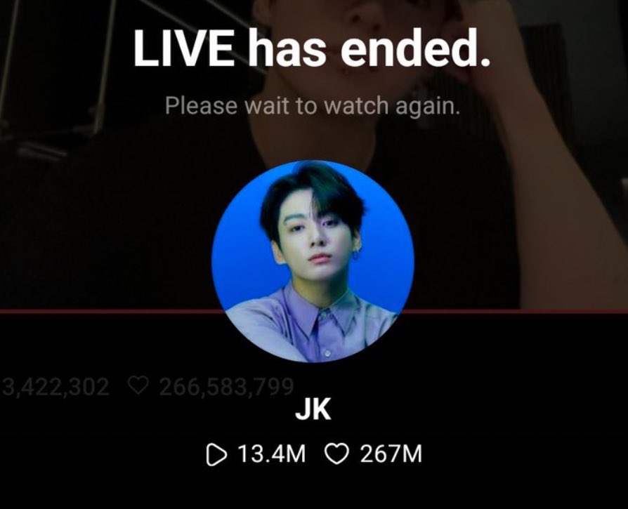 Deixe o seu 💜 se você esteve presente e fez parte daqueles 13.4M no Live de Jungkook