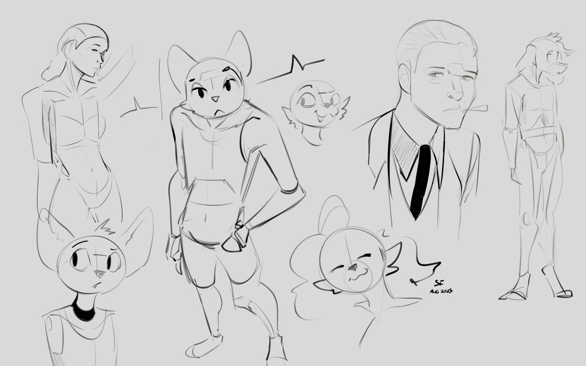 last post of the month and as usual with the usual nothing to post sketch studies lol