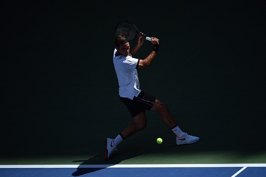Roger Federer #USOpen 
📸Antoine Couvercelle