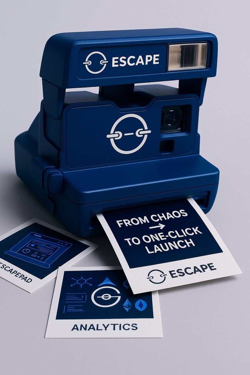 SnakeX_Strategy's tweet photo. @CoinMarketCap "Capturing the future of launches. 📸
With @ESCAPE_HUB, one click takes you from idea → token → community.
No filters, just clarity. 🚀" https://t.co/XmGPyvui1f
