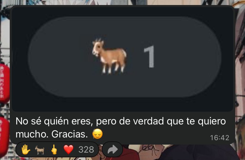hudilaraa's tweet photo. Que el admin de WhatsApp de @mlfshks te diga que te quiere mucho es otro nivel 🐐❤️‍🩹 https://t.co/L7VRBgYQq0