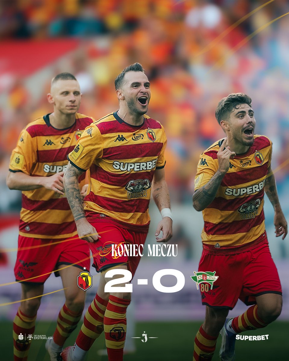 ⏱️ 90' Koniec meczu 🔚. Komplet punktów 😁, <a href="/JesusImaz11/">Jesus Imaz</a> król 👑, czyste konto 🙌, a seria trwa ♾. Dzięki!

📲 Szczegółowa relacja ➡️ jagiellonia.pl/matchroom/168/

Sponsorem Meczu jest Toyota Auto Park Białystok 🤝
________________________
<a href="/wojpodlaskie/">Województwo Podlaskie</a> | <a href="/WBialystok/">Miasto Białystok</a> | #JAGLGD 2:0