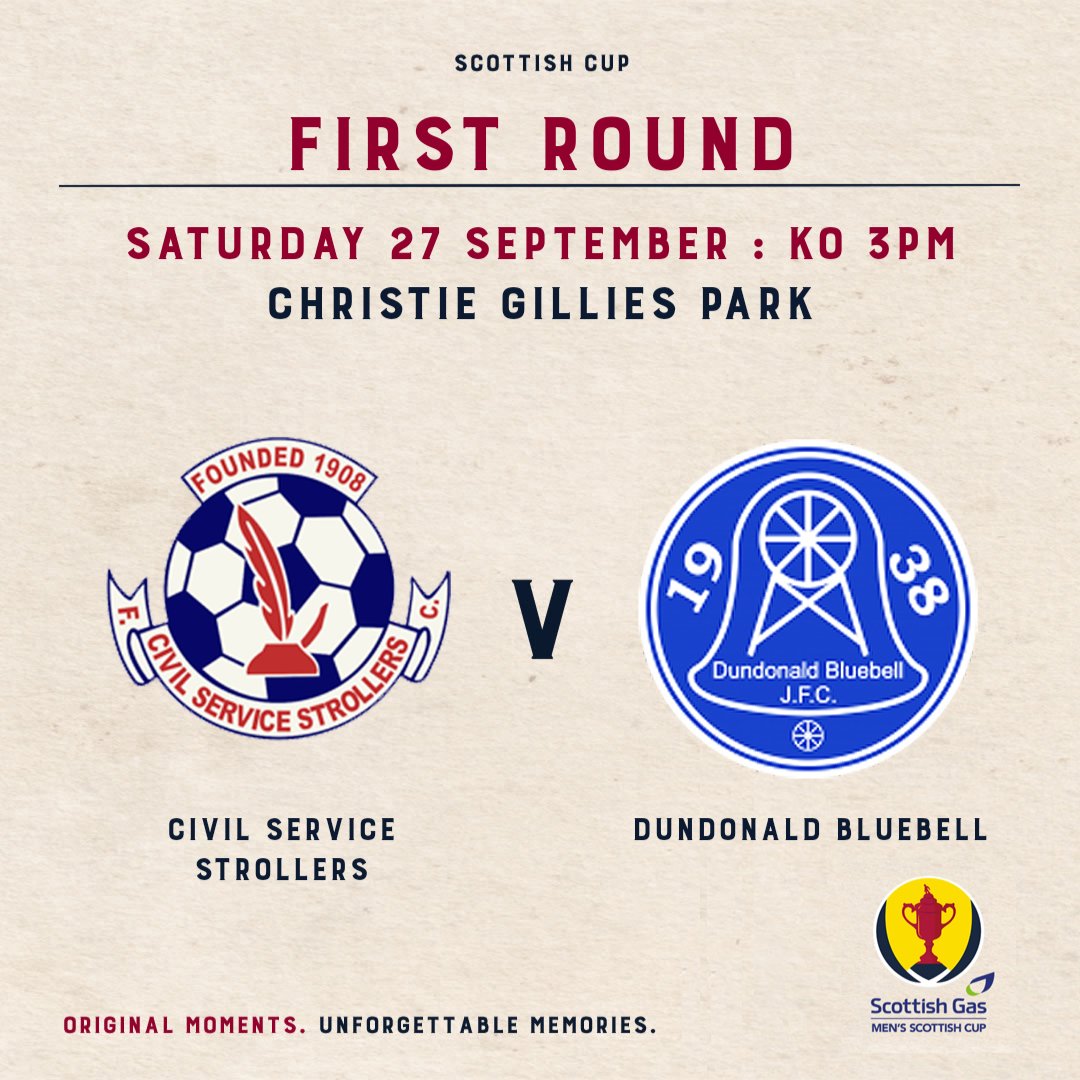 csstrollers's tweet image. We will take on @DBFC1938 in the first round of the @ScottishCup
#togetherwecandoit