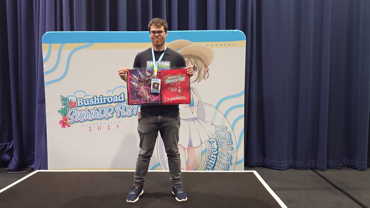 🌺 BSF 2025 🌺

Congratulations to the top players of Cardfight!! Vanguard (Premium) at Manchester, United Kingdom! 🎉

🏅 Pape2
🥈 Morgan
🥉 Beamlight

#Bushiroad #BSF25