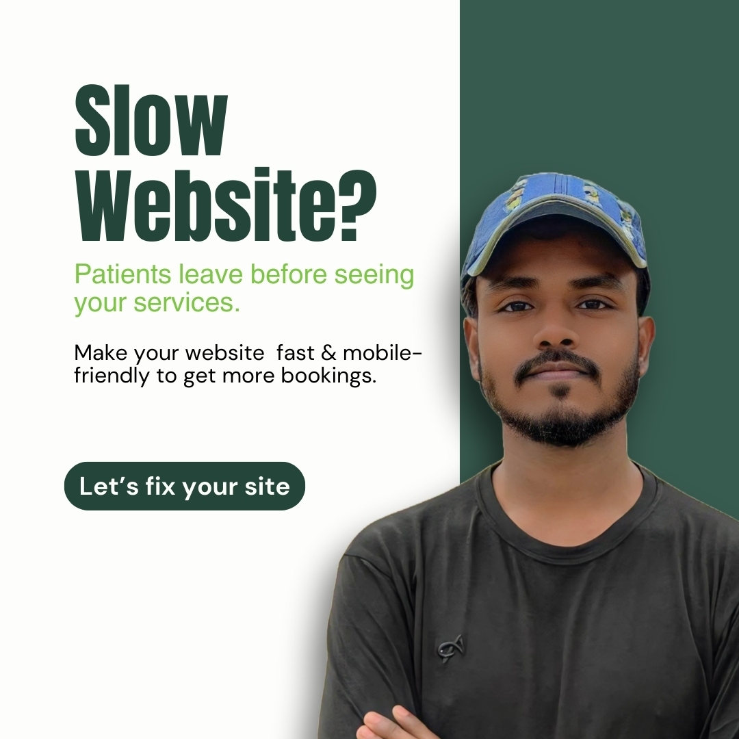 Did you know a 3-second delay can make visitors leave your website?
Optimize speed to keep patients engaged and booking appointments. 

#HealthcareSEO #ClinicMarketing #UAEClinics