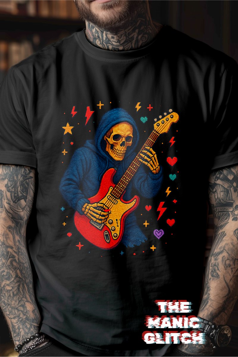themanicglitch's tweet image. 🎸 Gothic Pixel Art Skeleton Guitar Design | T-shirt, Hoodie, Sweatshirt, Long Sleeve S-3XL
👉 themanicglitch.etsy.com/listing/436156…
⚡ Code MANICTWT35
#GothicStreetwear #PixelArt #SkeletonDesign #ModaGotica