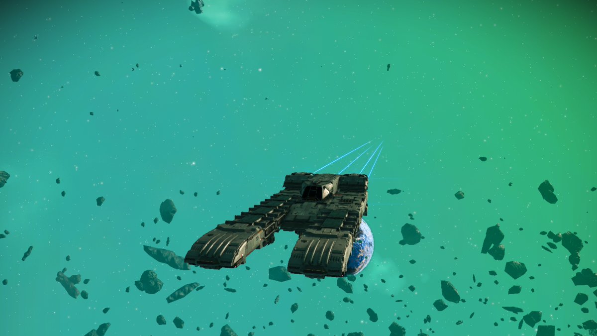 Skyserter's tweet photo. My take on the Star Wars U Wing ship style in No Mans Sky
#NoMansSkyVoyagers https://t.co/px7BL4gXho
