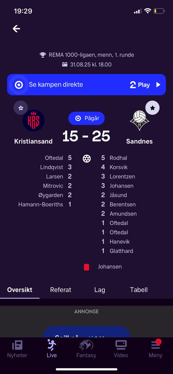Noen som vil revurdere tabelltipset sitt?