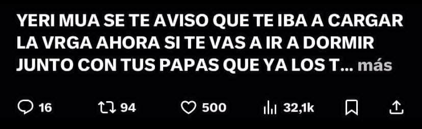 yerimua's tweet image. Vengo a evidenciar como la narco cultura vino a invadir a los influencers, la comunidad de @LoncheDeHuevito amenazando con matarme, no lo había vivido antes por q no ando metida en cosas malas, pero aparentemente se creen sicarios o son?? Igual procederé legalmente🙏🏻🙂