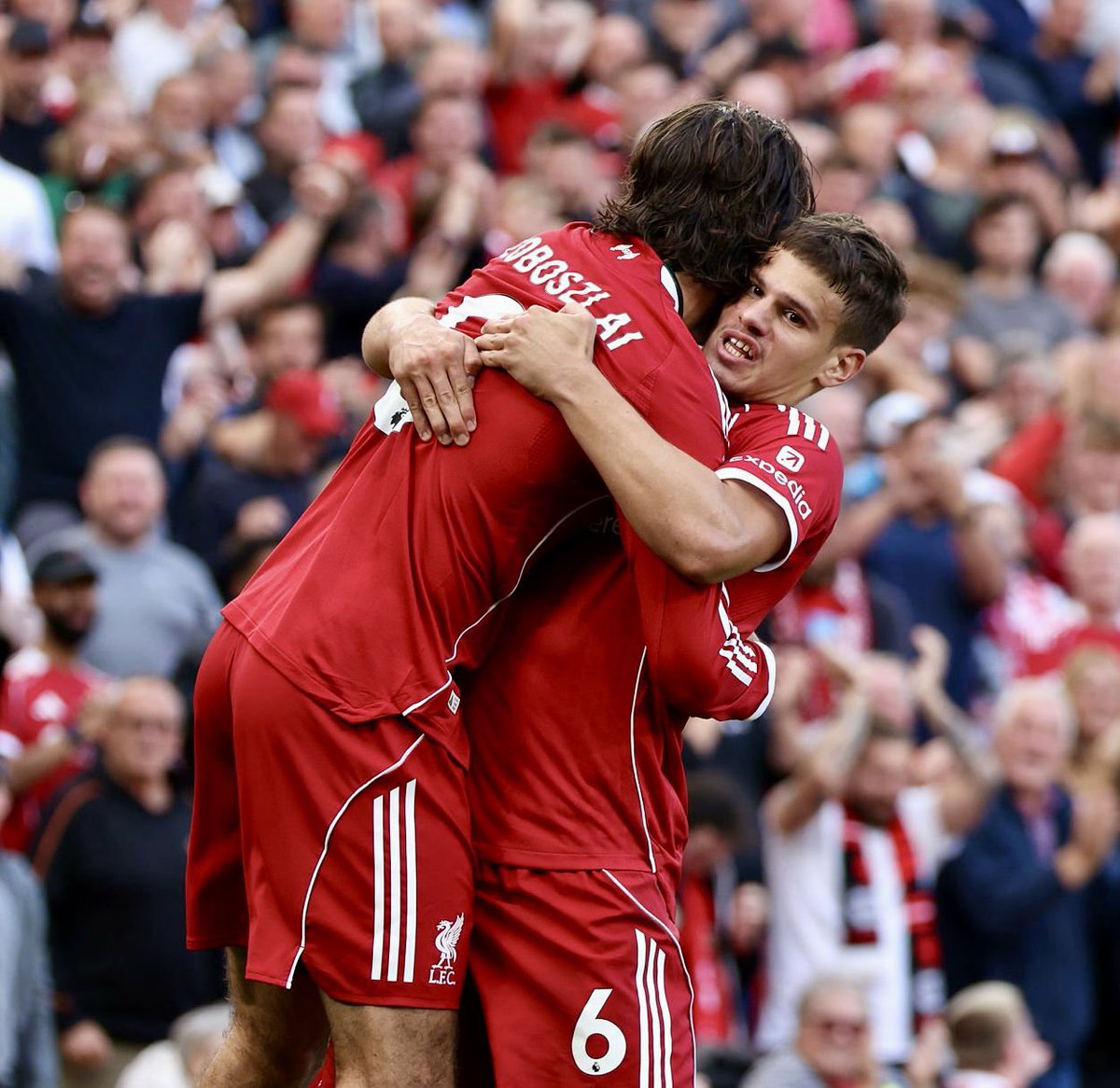 🇭🇺 What a performance from this duo today in probably one of the biggest matches of the Premier League season. 

Proud day for Hungarians. Liverpool  NYWA
