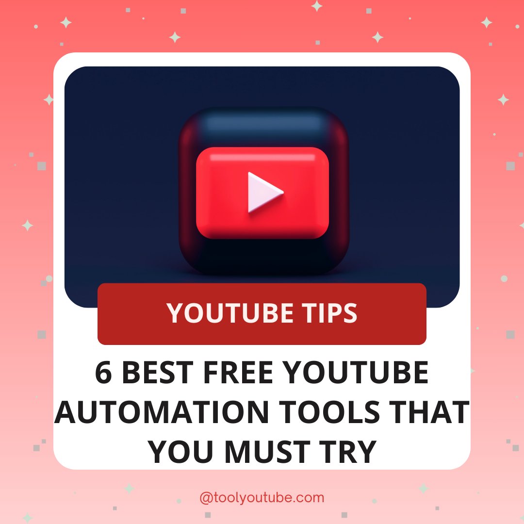 earntubedaily's tweet image. 6 best free YouTube automation tools
1. Forums (Content)
2. Canva (Thumbnails)
3. ViewStats (Analytics)
4. CreatorsHooks (Titles)
5. ElevenLabs (Voiceovers)
6. ChatGPT (Scriptwriting)
#earntubedaily #earnfromyoutube #aiautomationtools #YouTubeTools
