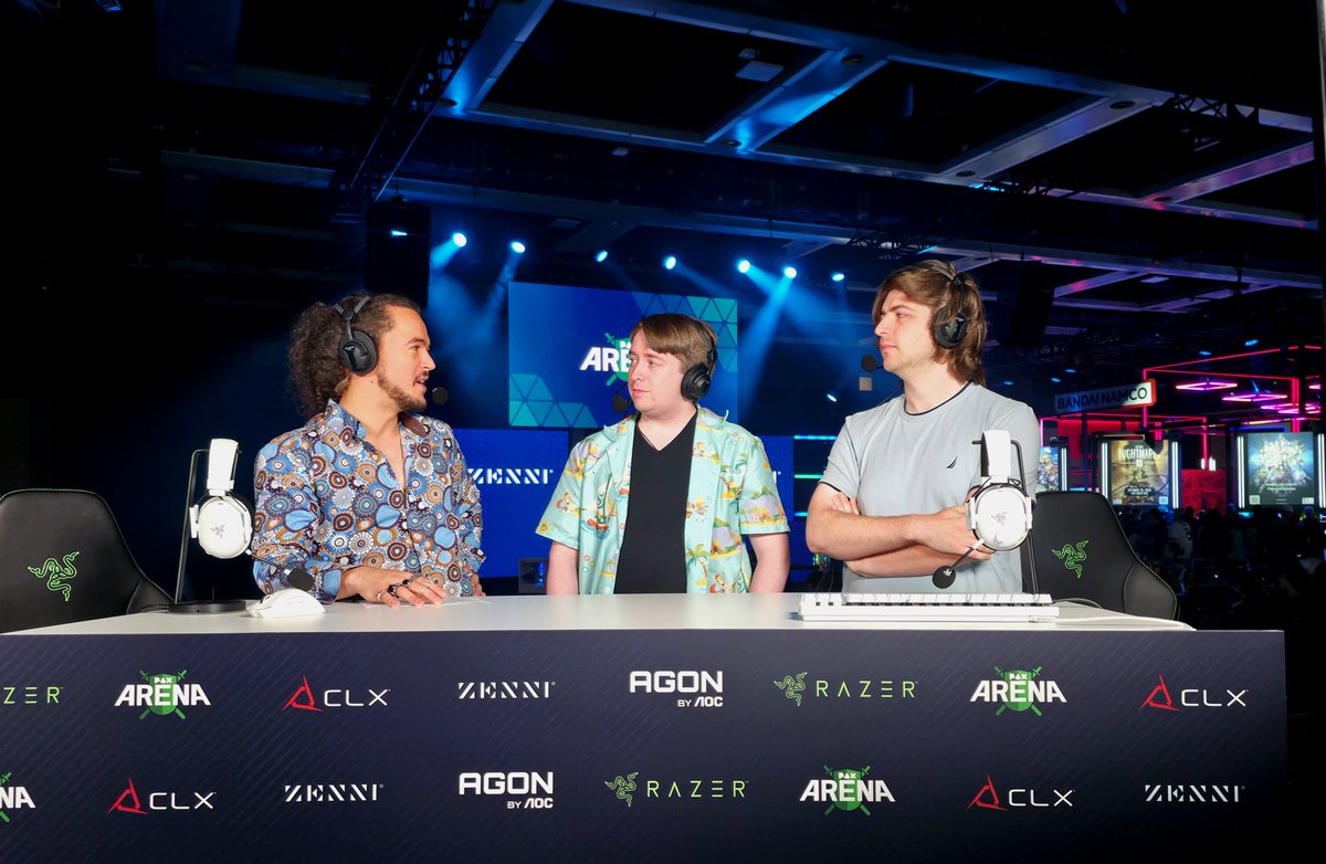 PAXArena's tweet photo. This morning we are featuring @GamesDoneQuick at Arena! Tune in now for the #PAXArena Morning Show followed by two incredible runs on Wind Waker (Any% No MSS) and Mario 64 (70 star)! #PAXWEST2025 https://t.co/Mbe0EXGinA https://t.co/vRcWxFizZt