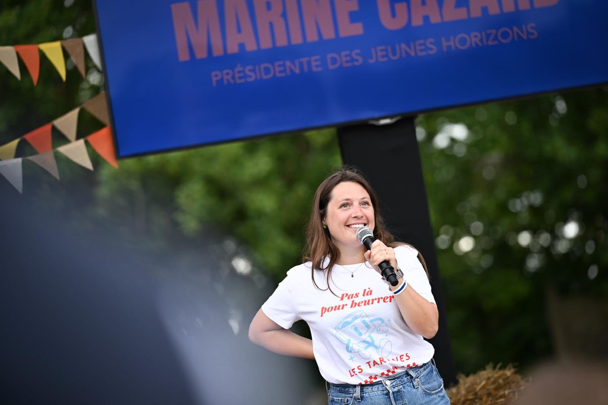 Nous sommes plus de 6 500 jeunes derrière <a href="/MarineCazard/">Marine Cazard</a>, mobilisés partout en France.

Chaque jour, nous nous battons pour redonner du sens à la politique, innover dans les idées et faire élire <a href="/EPhilippe_LH/">Edouard Philippe</a> à la présidence de la République.

La dynamique s’accélère ! #Horidays