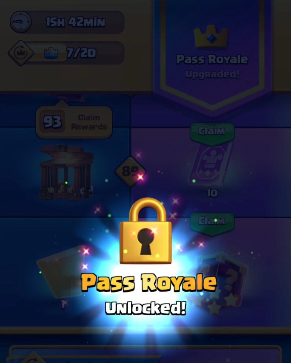 9X Pass Royale Rapid Giveaway 

To Participate:
👉 Follow <a href="/RsClash/">Code: RSCLASH</a> 
👉Use Code (RSCLASH)
👉 Like + Retweet 
Bonus for those who share screenshot showcasing code RSCLASH
Winner Will Be Picked in 2-4 hour 
All the Best
#clashroyale #GiftedBySupercell