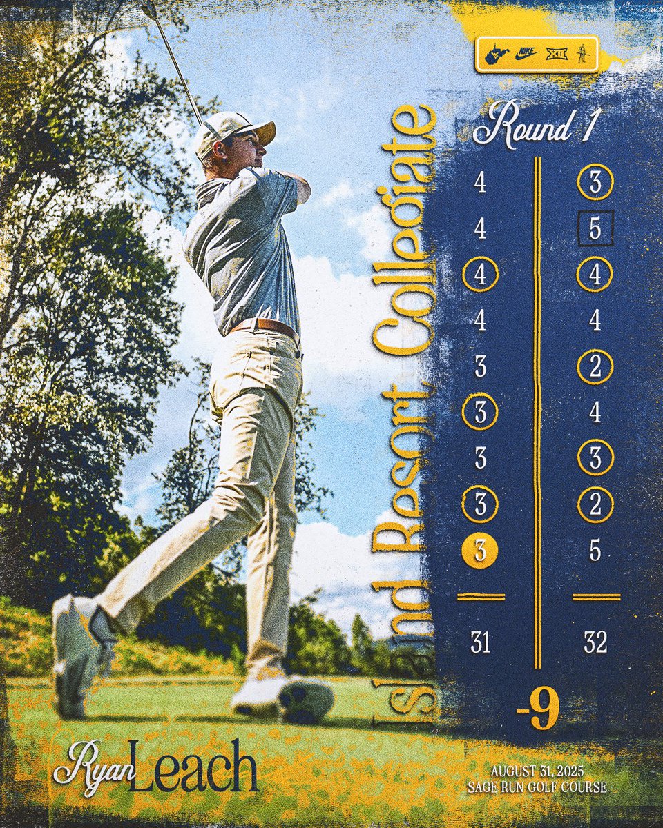 WVU Golf tweet media
