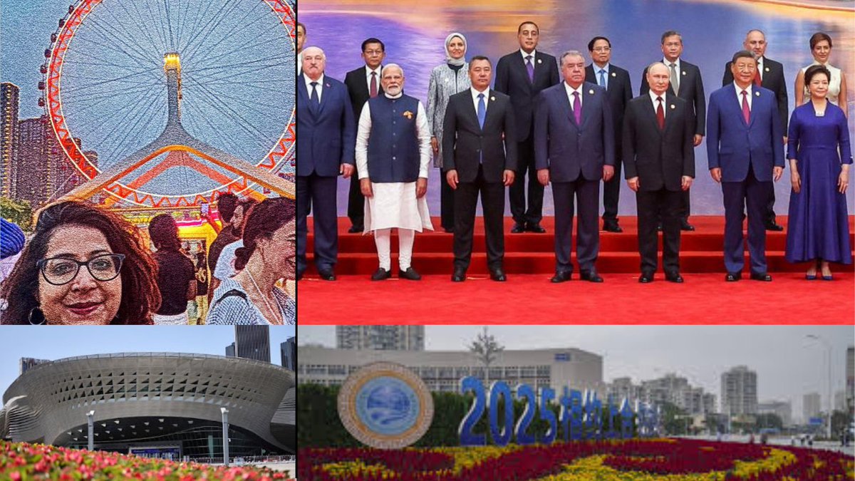I got to visit Tianjin post-tariffs for a summit where China's VP said "Globalization is not dead," while in Washington we decried globalists.

Today, the same hall hosts the largest ever SCO Summit - 10 heads of state,  20+ nations signing a long-term 2035 blueprint.

The world