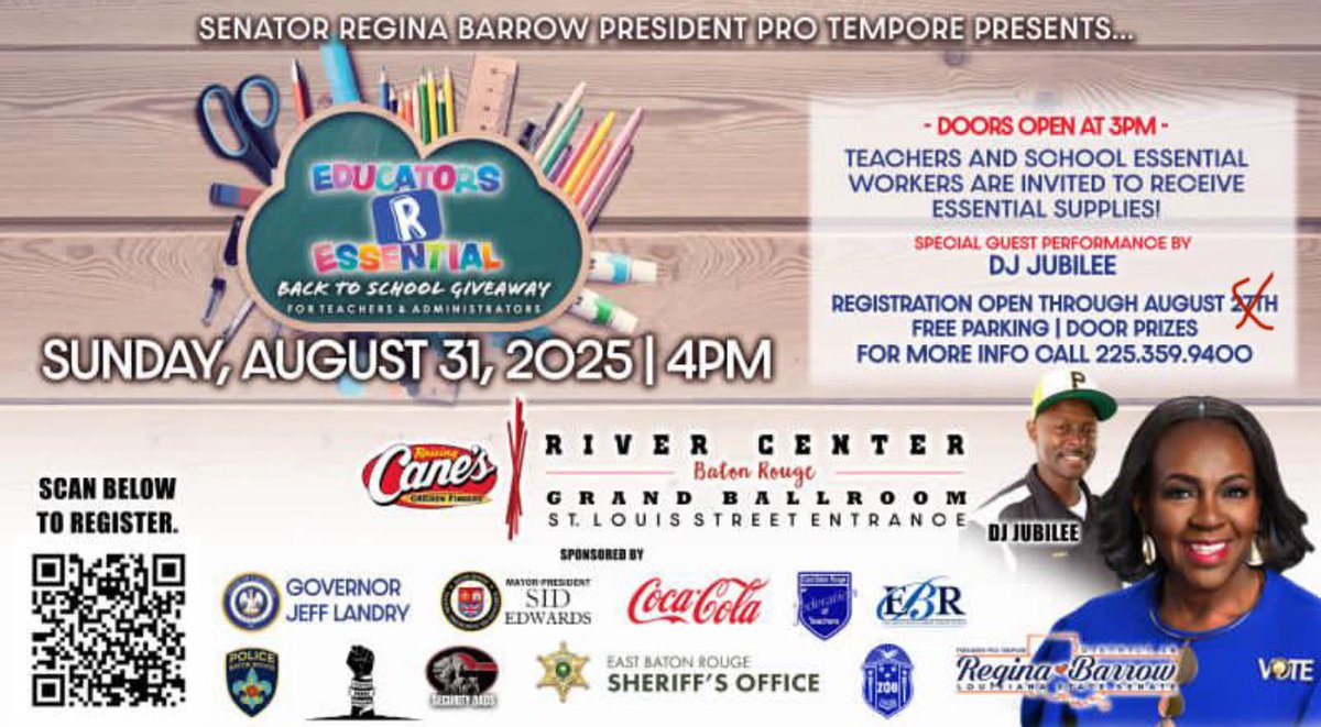 Sen. Regina Barrow, President Pro Tem tweet media