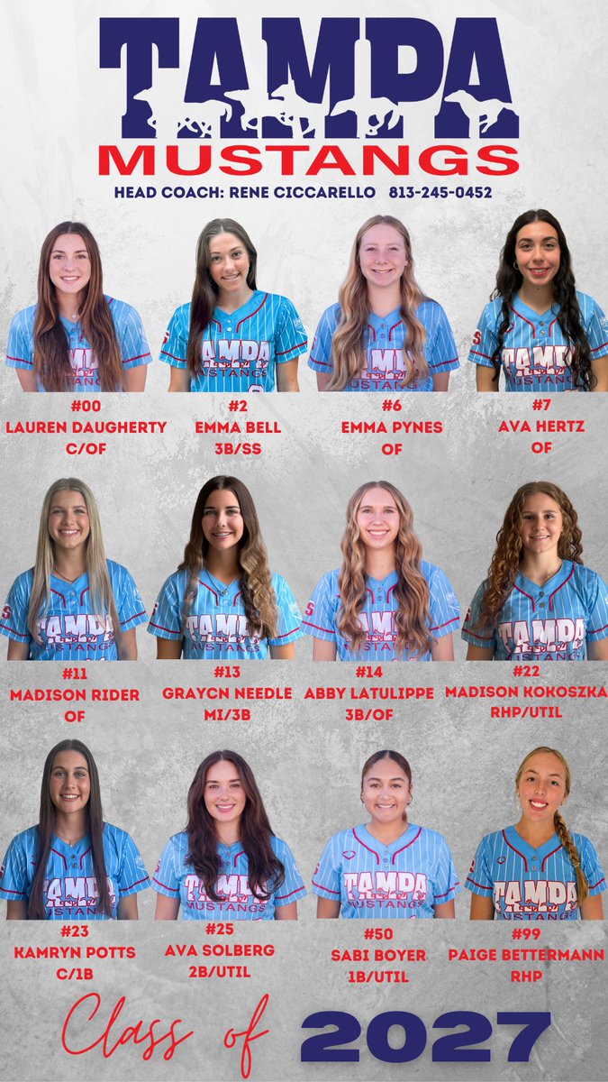 MustangsPynes27's tweet photo. Sept. 1st is just the beginning. Can’t wait to see what this new season brings for our 2027 class. Enjoy the ride!!!!! @TampaMustangs https://t.co/dtuROVEU3w