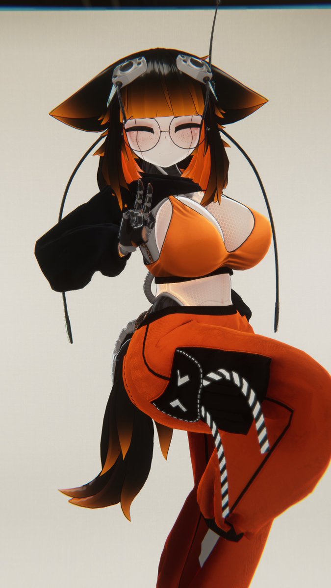 never doing this pose again cause i almost fell twive X3

hope you goobers had a good weekend ♥️
#VRChatPhotography #VRChat