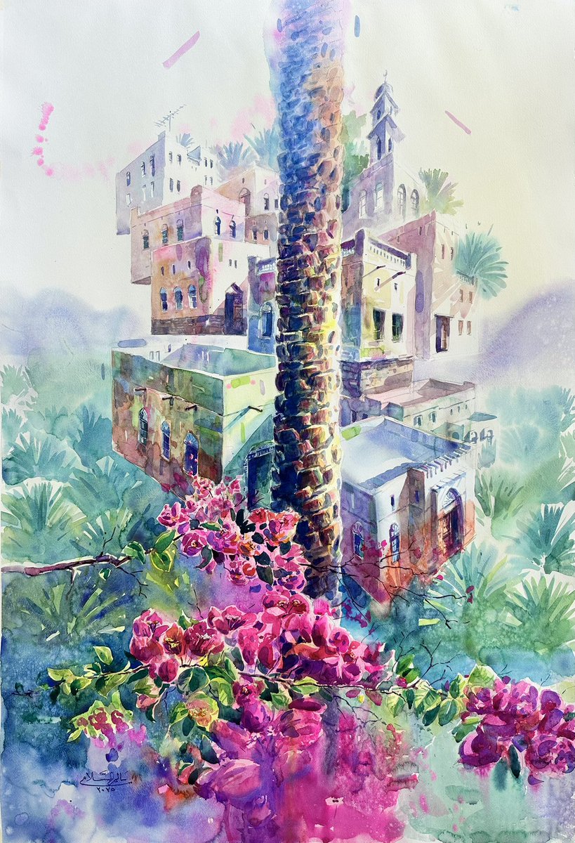 أعمالي الفنية ضمن ورشة " منظور عُمان"