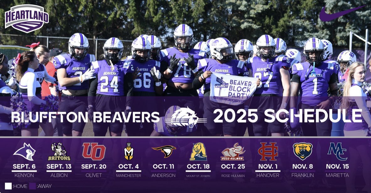2025 schedule release!  It’s time for BEAVER Football! 

#EmbraceTheProcess
