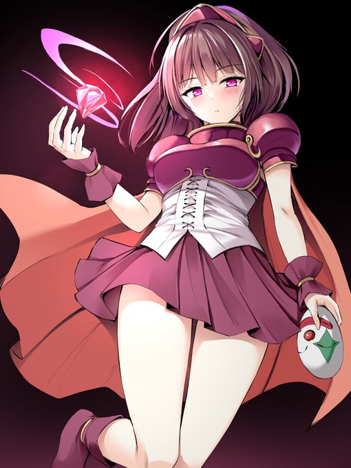 前に描いてたドッペルアルル色付けた☺️ 