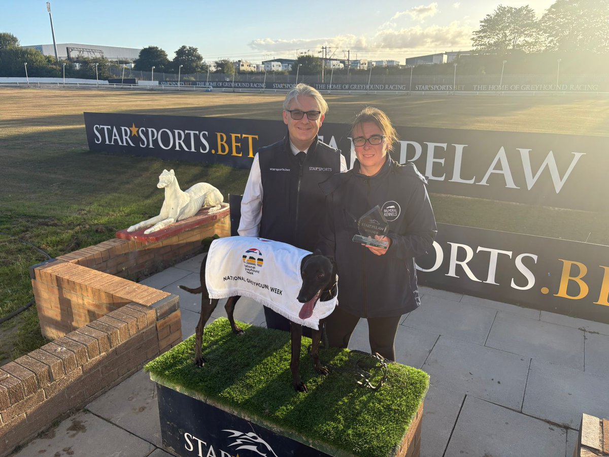GBGB (@greyhoundboard) on Twitter photo Incoming Greyhound Board chairman <a href="/PhilipDaviesUK/">Sir Philip Davies</a> is on hand at <a href="/Star_Pelaw/">Star Pelaw Greyhounds</a> tonight to congratulate Cloondarone Lucy who won the maiden sprint trophy for trainer Dean Blackbird.
#NationalGreyhoundWeek Incoming Greyhound Board chairman <a href="/PhilipDaviesUK/">Sir Philip Davies</a> is on hand at <a href="/Star_Pelaw/">Star Pelaw Greyhounds</a> tonight to congratulate Cloondarone Lucy who won the maiden sprint trophy for trainer Dean Blackbird.
#NationalGreyhoundWeek