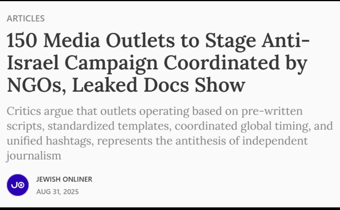 5th Gen AZ Family (@bullfrog35) on Twitter photo From <a href="/DataRepublican/">DataRepublican (small r)</a>’s Open Society Foundations grant database— Soros donations to “Reporters Without Borders”
$975,202.
Journalism in 2025:
A coordinated campaign against Israel on September 1: From <a href="/DataRepublican/">DataRepublican (small r)</a>’s Open Society Foundations grant database— Soros donations to “Reporters Without Borders”
$975,202.
Journalism in 2025:
A coordinated campaign against Israel on September 1: