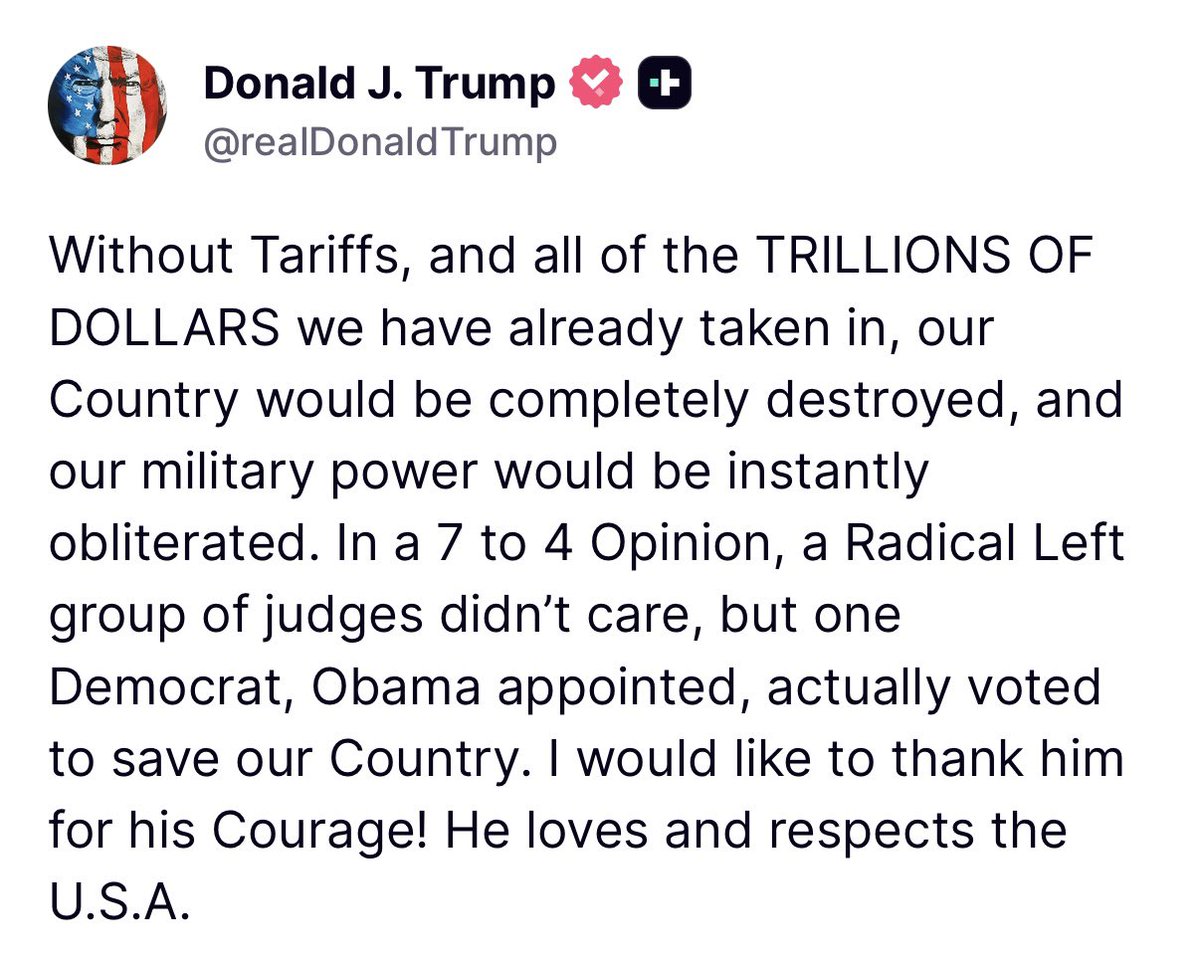 Trust in Trump.