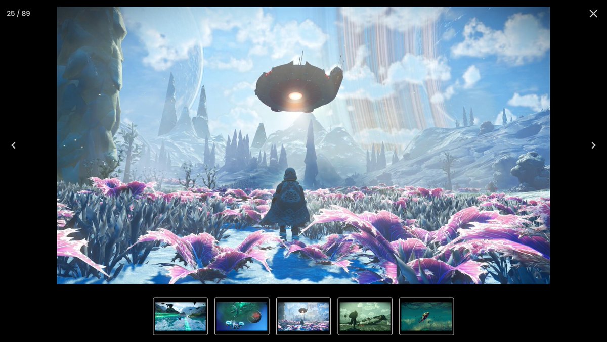 Thanks to user feedback, you can now click to enlarge a game’s screenshots &amp; videos on our product pages! Some details may be hard to see in the image viewer alone, so you can get a much clearer view after this recent enhancement 😄 
 
#ScreenshotSunday #NoMansSky