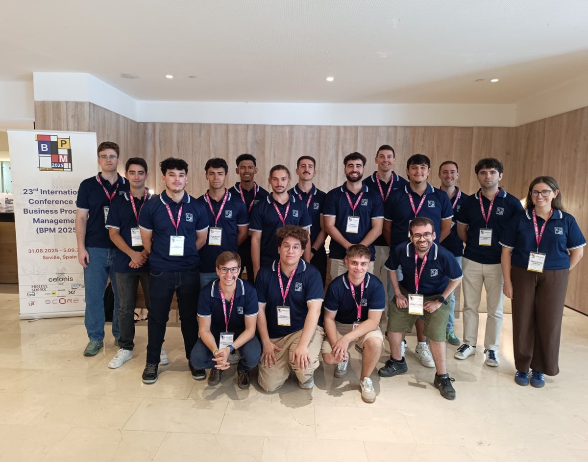 Our volunteers are ready to welcome all participants to <a href="/BPMConf/">BPM Conference</a>  in Seville! #BPM2025