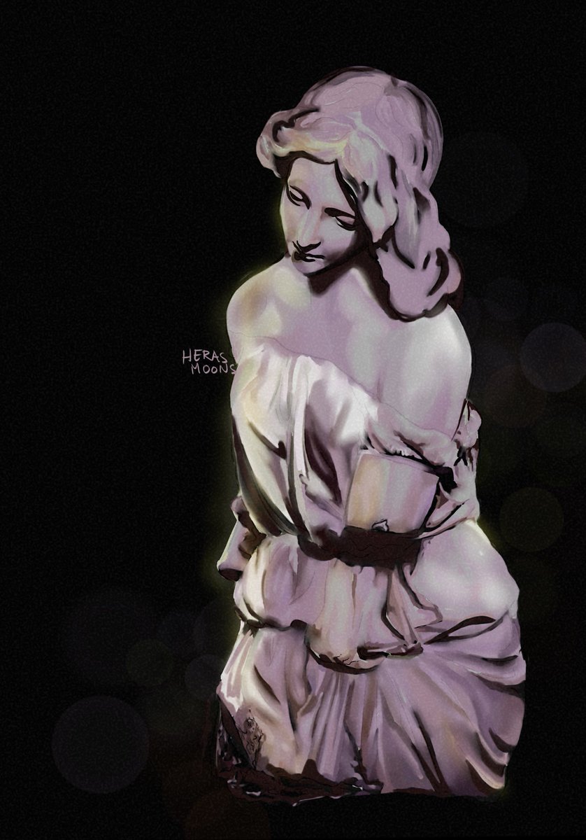 practice drawing: statue