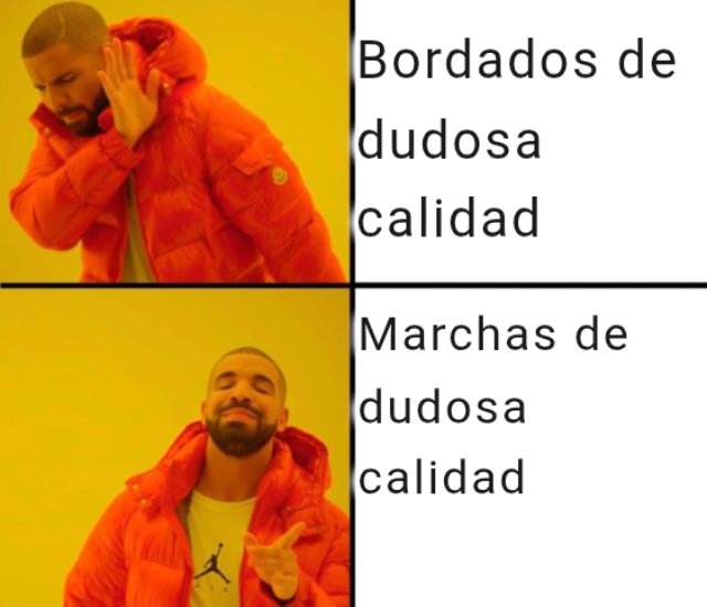 Cofrades con las donaciones be like: