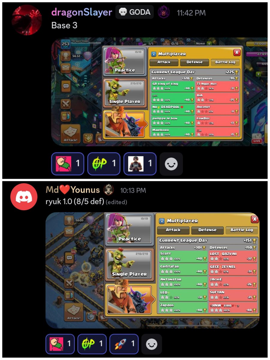 🎴Elite Level 3
👨‍🍳🍲Book Your Slots Now
discord.com/invite/mbgPssA…
. 
discord.com/invite/mbgPssA…

#ClashOfClans #legendbases #tx