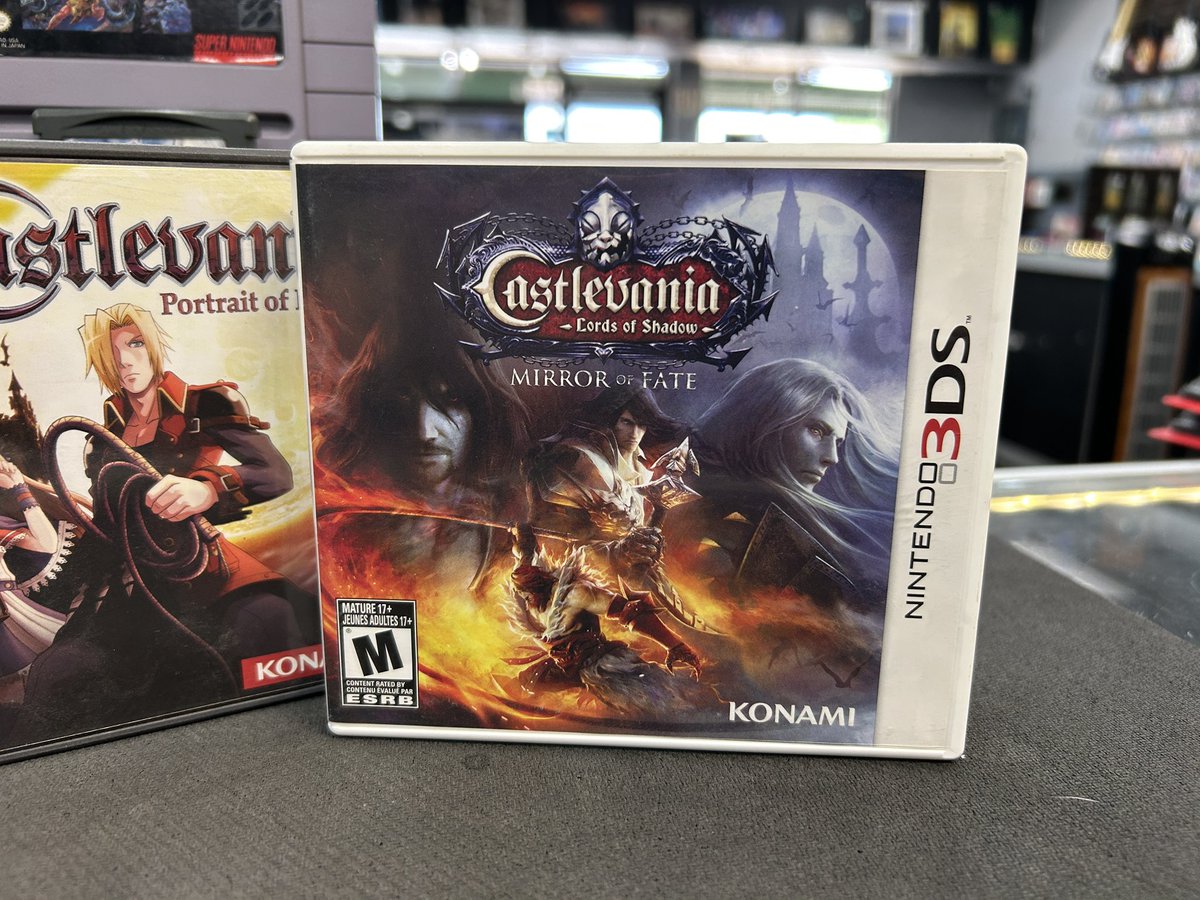 BlueShellGaming's tweet image. Just in time for pumpkin spice season, we've got lots of spooky Castlevania games in at BSG Bullard! 🧛‍♂️
