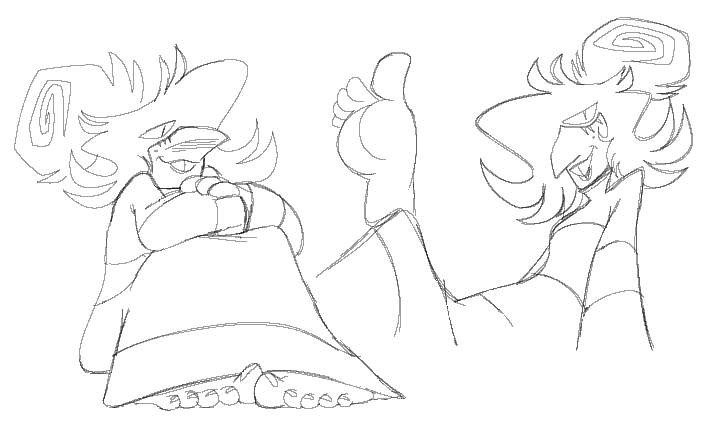 Just Drawpile doodlin' with a few friends moments ago