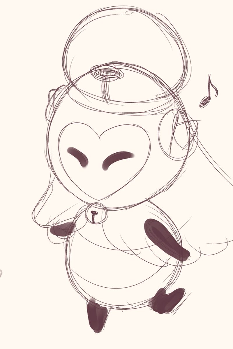 I love Sherma from Silksong an unhealthy amount

so I doodled them a little pilgrim buddy their name is Cowl. (They have a bell stuck on their head)