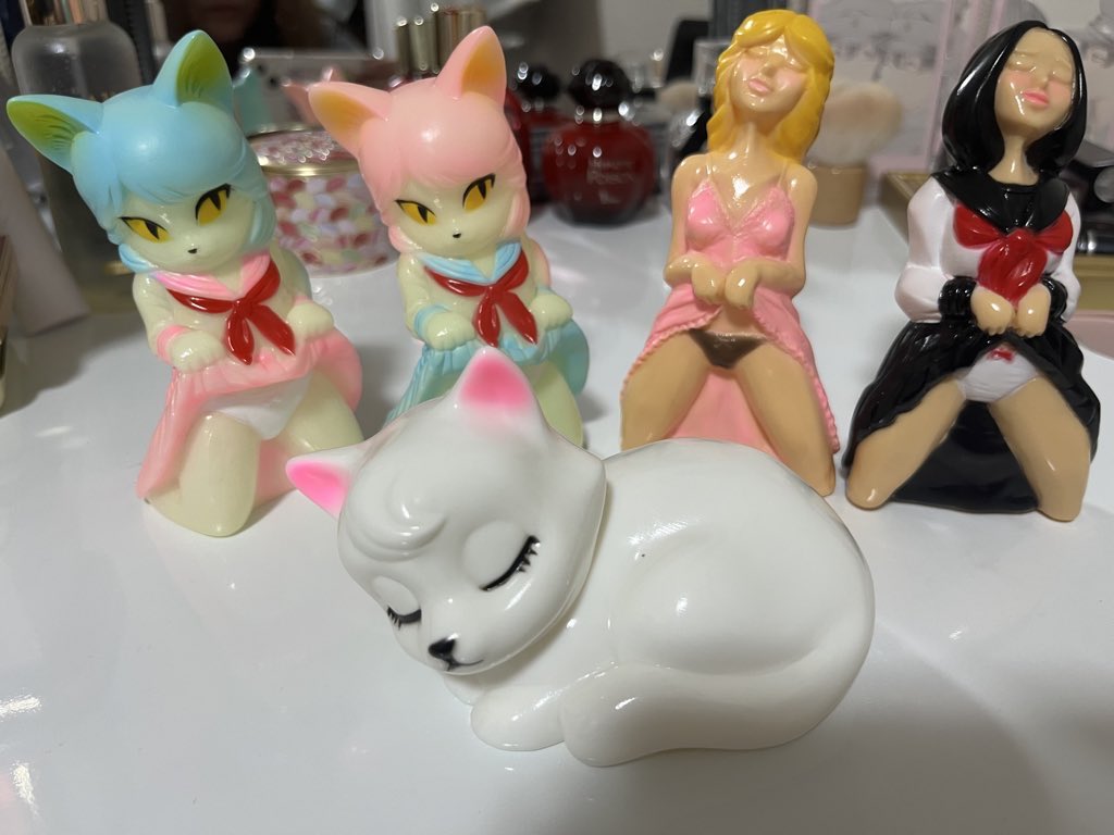 新品未開封】 ちびクマラ ピンク 個展限定カラー ソフビ ART JUNKIE