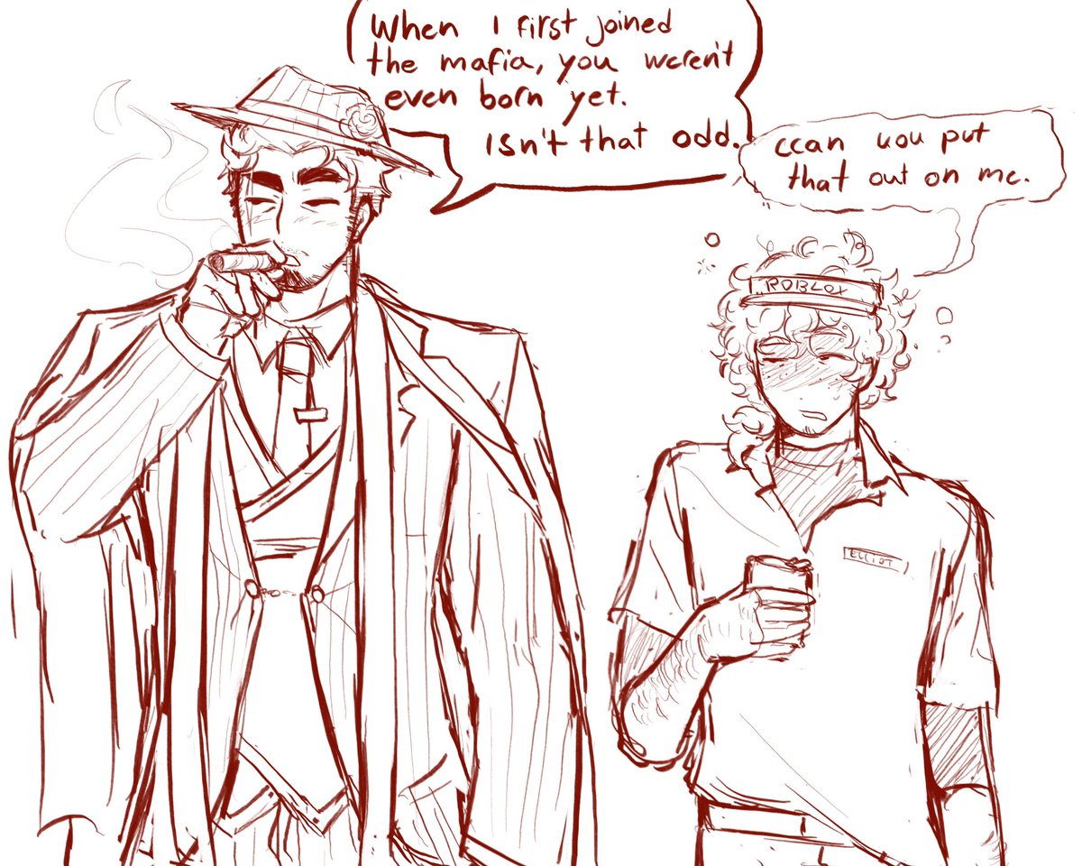 whathefishy's tweet image. giggling #forsaken #forsakenfanart #pizzadebt