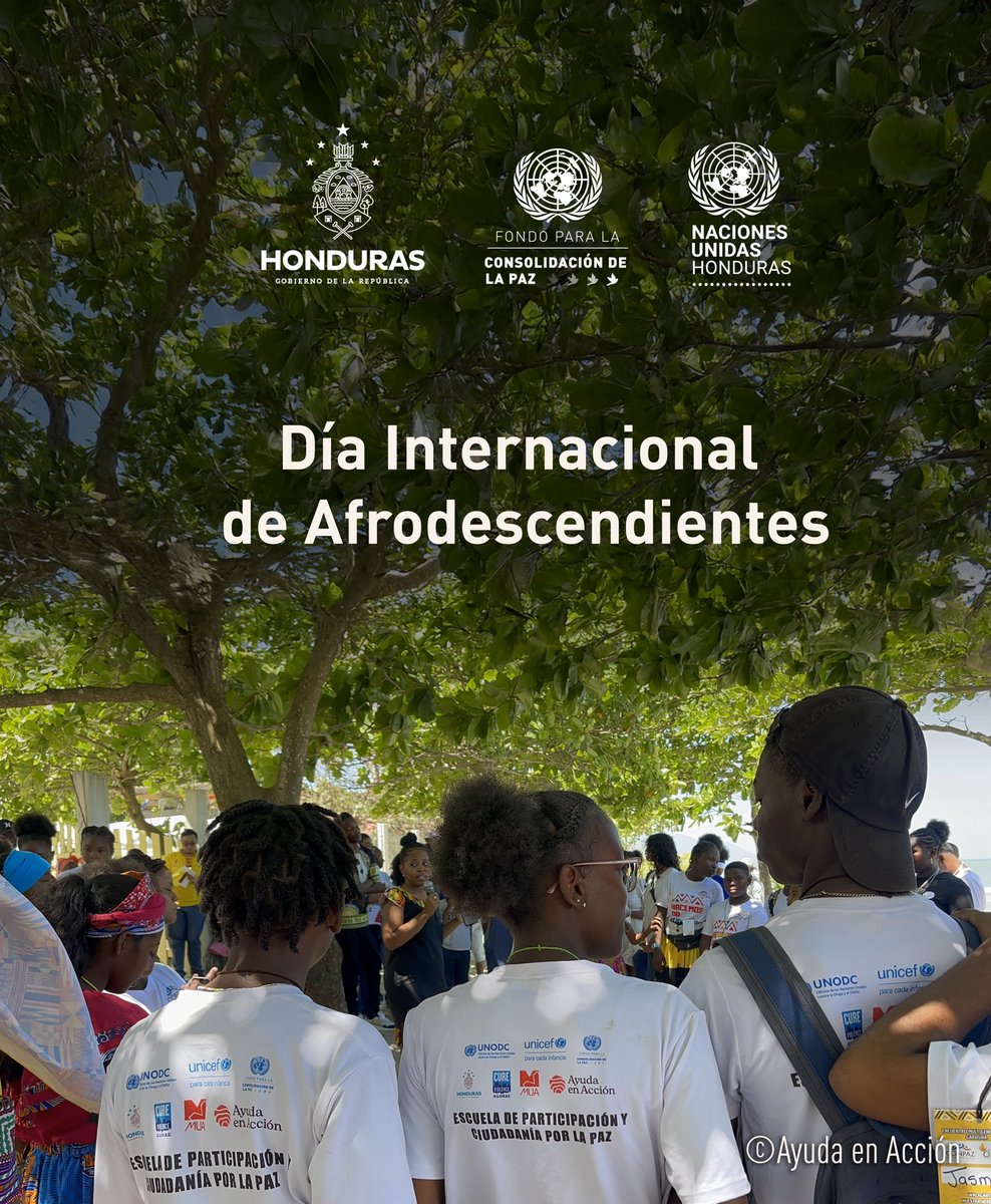 En el Día Internacional de los Afrodescendientes, reconocemos a las comunidades garífunas y afro-hondureñas como agentes de paz en Honduras🇭🇳

⬇️