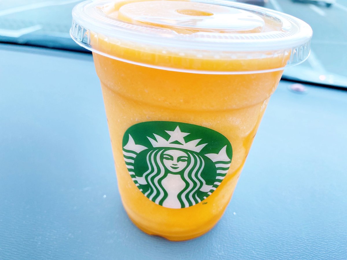 💛今朝の甘活💛

Starbucksさん🍀マンゴーパッションティーフラペチーノ🥭(*´∇｀*)✨
暑い日は飲みたくなるフレッシュな味わい🎶
微細氷とトロピカル感が気分を南国に連れて行ってくれるにゃ(。´艸`。)🌴
これ飲んで今日も1日がむばる🎶
みんなも、お仕事・家事・お勉強頑張ってにゃ( ´͈ ᗨ `͈ )🌻