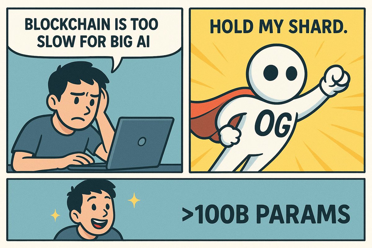 Donidinar (ร,G) ๐งโโ๏ธ,๐งโโ๏ธ Anomage โบ ๐ฃ .ink (@donidjnar) on Twitter photo 0gm
0gLabs development is at its peak. Forbes highlighted 0G Labs in August 2025 for addressing blockchain scalability without sacrificing decentralization, supporting AI models with over 100 billion parameters.
0G Labs also actively hosts events such as the Hack Seasons 0gm
0gLabs development is at its peak. Forbes highlighted 0G Labs in August 2025 for addressing blockchain scalability without sacrificing decentralization, supporting AI models with over 100 billion parameters.
0G Labs also actively hosts events such as the Hack Seasons